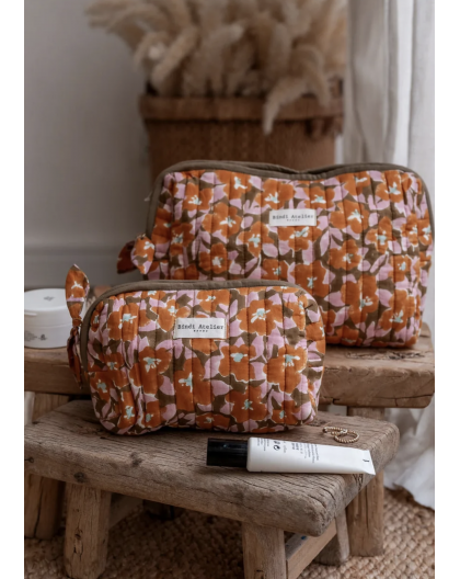 TROUSSE DE BEAUTE POSY CANNELLE - BINDI ATELIER