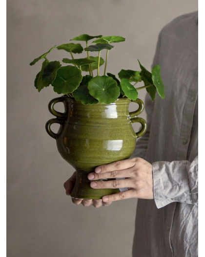 CACHE POT RAIA VERT - BLOOMINGVILLE