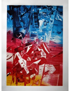 SERIGRAPHIE JACQUES MONORY "Tetanic Toxic"