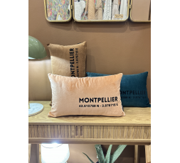 COUSSIN RECTANGULAIRE VELOURS MONTPELLIER - SOPHIE JANIERE