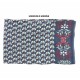 GRAND FOULARD EN LAINE 70X180 - LES BELLES VAGABONDES 