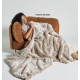 PLAID FAUSSE FOURRURE - PLAID COCOONING 