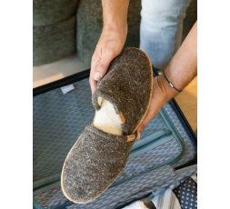 PANTOUFLE SIMONE CHOCOLATEE - CAUSSÜN