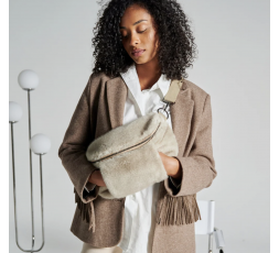 BANANE FAUSSE FOURRURE - PLAID COCOONING 