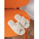  MULE CROISEE YVETTE FLUFFY LATTE - CAUSSÜN