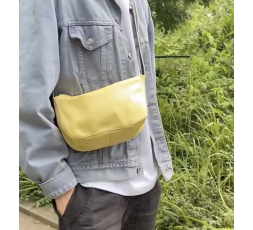 BESACE EN CUIR MOYEN MODÈLE- BANDIT MANCHOT