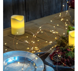 GUIRLANDE LUMINEUSE 300 LED SUR FIL CUIVRE 