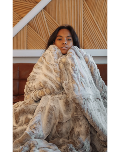 PLAID FAUSSE FOURRURE - WARO