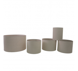 ABAT-JOUR EN LIN NATUREL- BAZARDELUXE