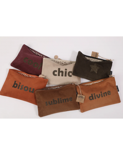 TROUSSE PLATE VELOURS PAILLETTES - SOPHIE JANIERE