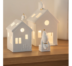 FIGURINE PERE NOEL EN PORCELAINE - RADER 