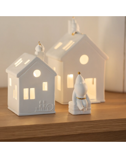 FIGURINE PERE NOEL EN PORCELAINE - RADER 