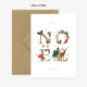 CARTE DE NOËL - ALL THE WAYS TO SAY