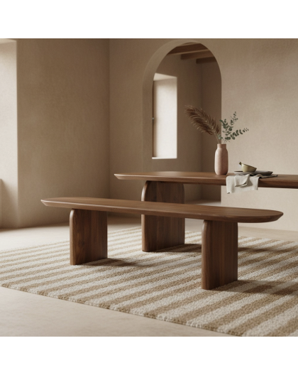 BANC EN BOIS BULLNOSE - RAW MATERIALS 