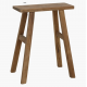 TABOURET EN BOIS RECYCLE JAVA - RAW MATERIALS 