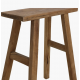 TABOURET EN BOIS RECYCLE JAVA - RAW MATERIALS 