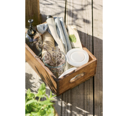 CAISSE EN BOIS AVEC POIGNEES - IB LAURSEN