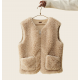 GILET SANS MANCHE TEDDY - WARO