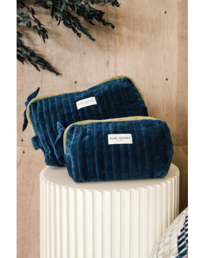 TROUSSE DE BEAUTE PRISCA MINUIT - BINDI ATELIER