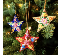 ÉTOILE DE NOEL EN PAPIER MACHÉ - SASS & BELLE