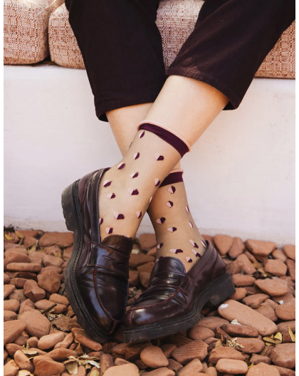 CHAUSSETTES VENUS ROSE - ATELIER ST EUSTACHE