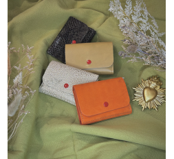 PORTE CARTES COMPAGNON À RABAT - BANDIT MANCHOT