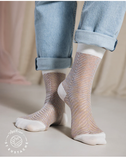 CHAUSSETTES SAPINS IRISÉE - ATELIER ST EUSTACHE