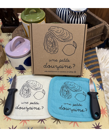 COFFRET MANIQUE ET COUTEAU A HUITRE - SOPHIE JANIERE 