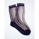CHAUSSETTES VETRATA VIOLETTE - ATELIER ST EUSTACHE