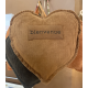 COEUR EN VELOURS A SUSPENDRE - SOPHIE JANIERE