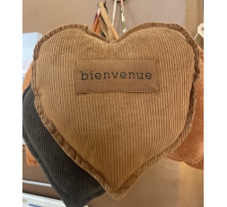 COEUR EN VELOURS A SUSPENDRE - SOPHIE JANIERE