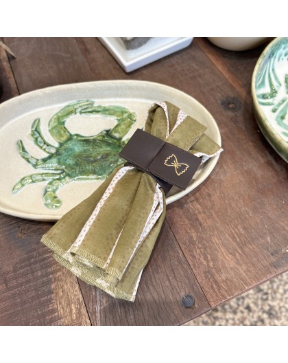 LOT DE 6 RONDS DE SERVIETTES - BANDIT MANCHOT 