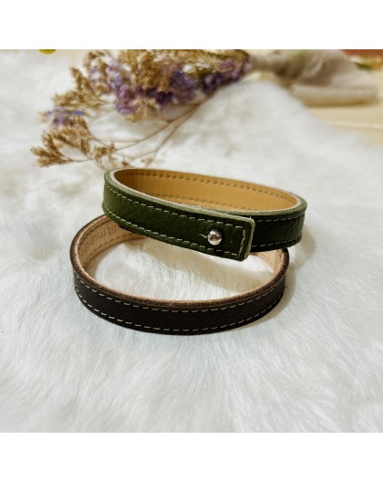 BRACELET HOMME EN CUIR - BANDIT MANCHOT