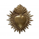DECO EX VOTO COEUR SOLEIL COLOR - EMDE