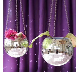 CACHE POT DISCO BOULE À FACETTES - L'EXPRESSIONIST