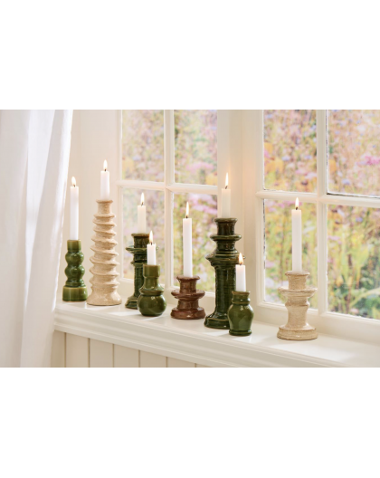 BOUGEOIR MILAN EN CÉRAMIQUE - IBLAURSEN