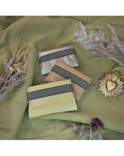 PORTE CARTES MULTI EN CUIR - BANDIT MANCHOT