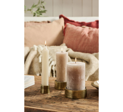 SUPPORT BOUGIE TIZNIT EN ALUMINIUM - IBLAURSEN