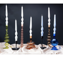 BOUGEOIR EN VERRE - MAEGEN