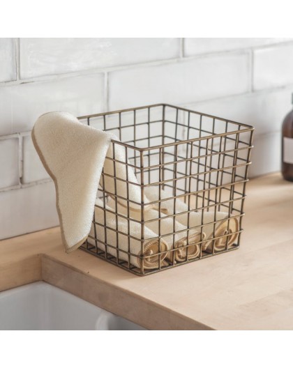 CORBEILLE EN METAL BROMPTON - GARDEN TRADING