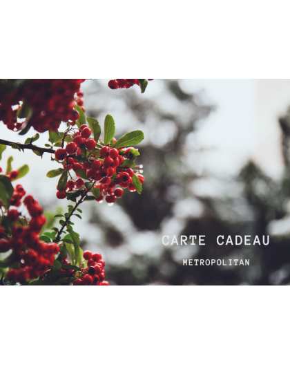 Carte cadeau Metropolitan Concept Store