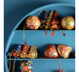 DECO OISEAU  EN PAPIER MACHÉ - SASS & BELLE