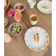 LOT DE 4 ASSIETTES LEGUMES - AND NOOK
