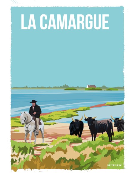 AFFICHE ILLUSTRÉE 30X40CM - RETROPIA