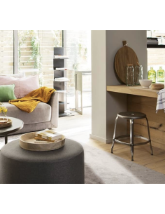 TABOURET NICOLLE METAL H45