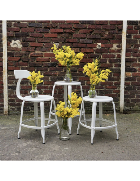 TABOURET NICOLLE METAL H45