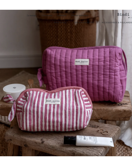 TROUSSE DE BEAUTE PIVOINE - BINDI ATELIER