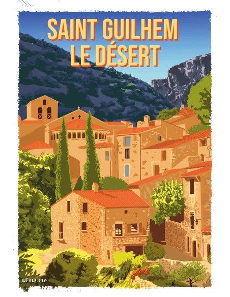 AFFICHE ILLUSTRÉE 30X40CM - RETROPIA
