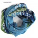 FOULARD COTON BIO 100X100 CM - LES BELLES VAGABONDES 