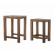 TABLE D'APPOINT EN BOIS RECYCLE - BLOOMINGVILLE